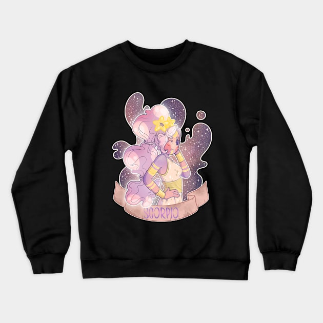 Scorpio Crewneck Sweatshirt by Meeko_Art